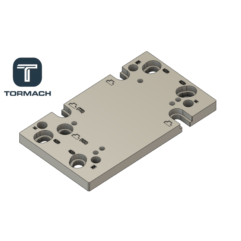 アングラーtatsu Tormach microARC 4 4th Axis Subplate – Saunders Machine Works