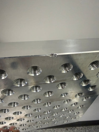 Import Milling Machine Aluminum Fixture Tooling Plate (Blem)
