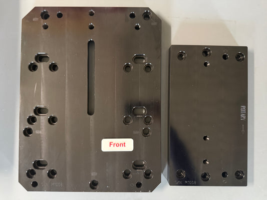 Haas 4th & 5th Axis Universal Subplate & Tailstock Pair - Ano. Aluminum (Blem)