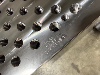 Haas VF-2YT Steel Fixture Tooling Plate (Mfg. Blem)