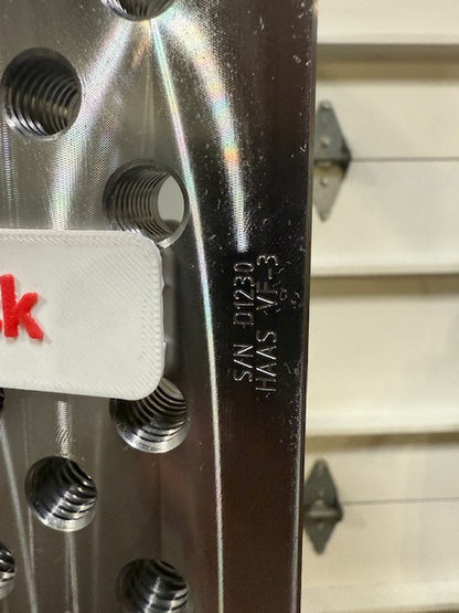 Haas VF-3 Steel Fixture Tooling Plate (Mfg. Blem)