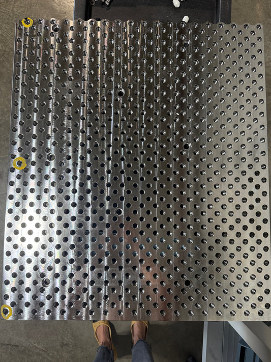Haas VF-4 Steel Fixture Tooling Plate Set (Mfg. Blem)