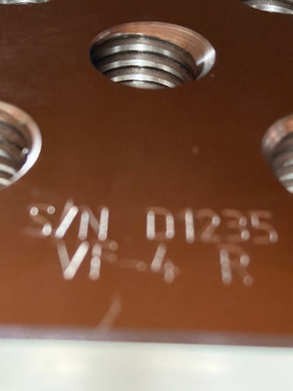 Haas VF-4 Steel Fixture Tooling Plate Set (Mfg. Blem)