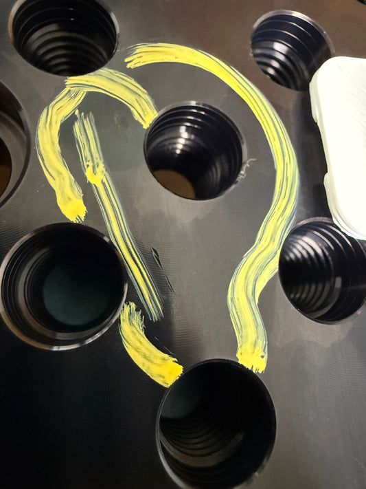 Haas TM-1 & TM-2 Ano. Fixture Tooling Plate (Ano. Blem)