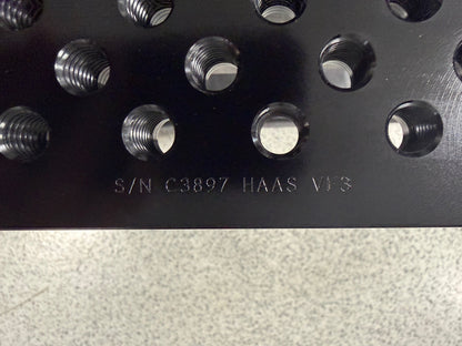 Haas VF-3 Anodized Fixture Tooling Plate (Ano. Blem)