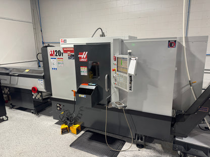 Haas ST20Y Sub Spindle, Y-Axis, Live Tool CNC Lathe with Bar Feeder