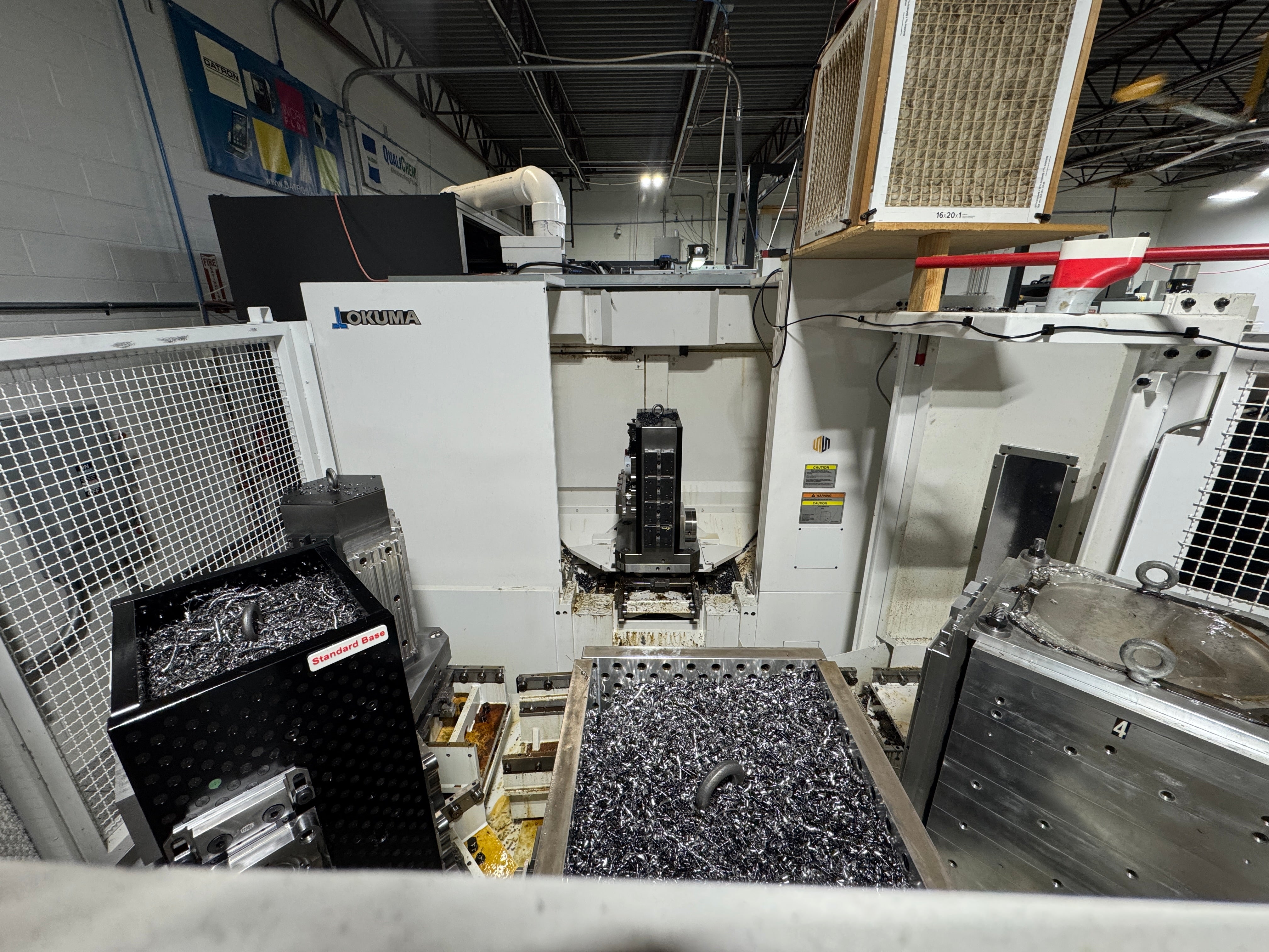 Okuma MB4000H Horizontal CNC Mill with Pallet Pool – Saunders