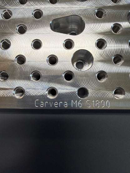 Makera Carvera Aluminum Fixture Tooling Plate Fixture M6 (Blem)