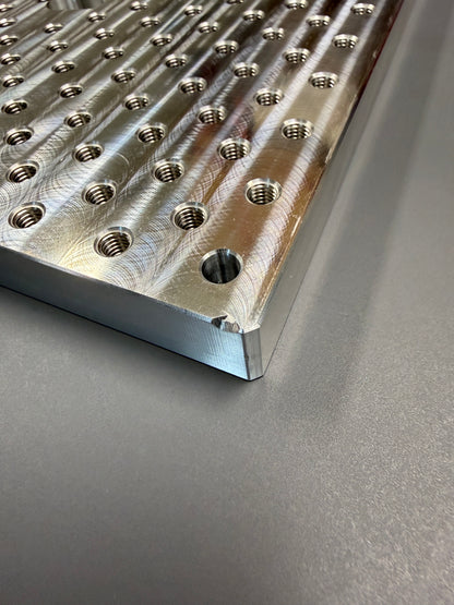 Makera Carvera Aluminum Fixture Tooling Plate Fixture M6 (Blem)