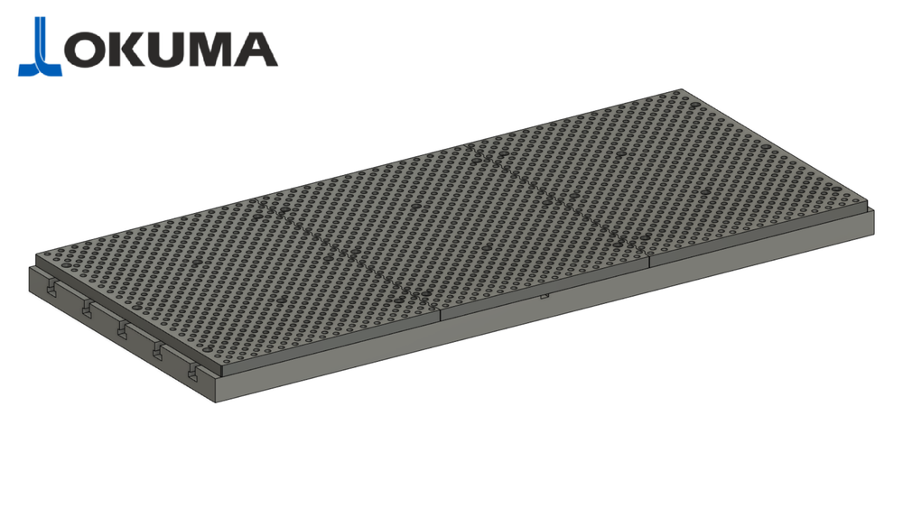 Okuma M660-V Fixture Tooling Plate Set