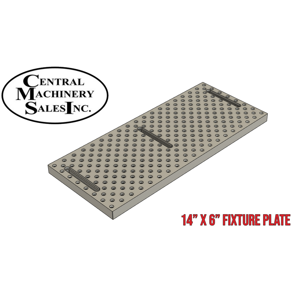 Central Machinery 2-Speed Benchtop Milling Machine Aluminum Fixture Tooling Plate