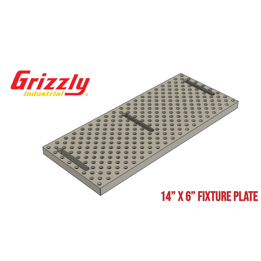 Grizzly G8689 Aluminum Fixture Tooling Plate