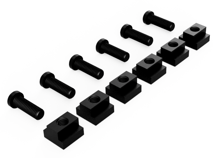 14mm T-Slot Hardware Kit – Saunders Machine Works