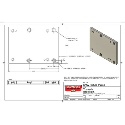 Tormach RapidTurn Subplate