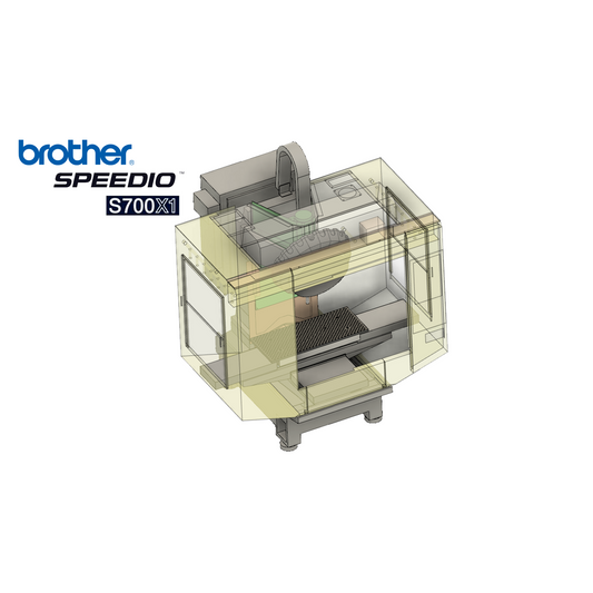 Brother Speedio S700X1 Steel Fixture Tooling Plate